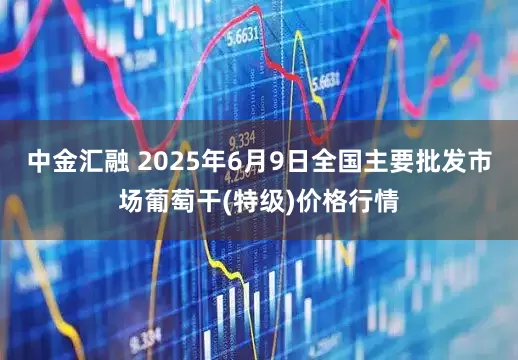 中金汇融 2025年6月9日全国主要批发市场葡萄干(特级)价格行情